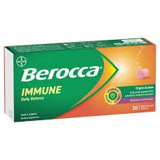 Berocca Immune Daily Defence Effervescent Tablets 30pk