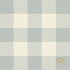 Byron & Yorke Cocktail Napkin 3 ply Vintage Blue Gingham 12.5x12.5cm Folded 20pk