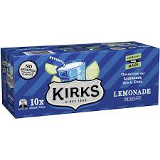 Kirks Lemonade 375ml 10pk