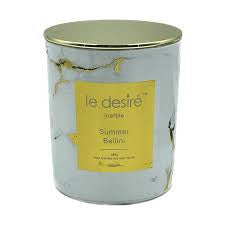 Marble Print Soy Wax Candle Summer Bellini 280g