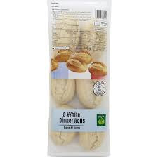 Menissez Bake At Home White Dinner Rolls 6pk