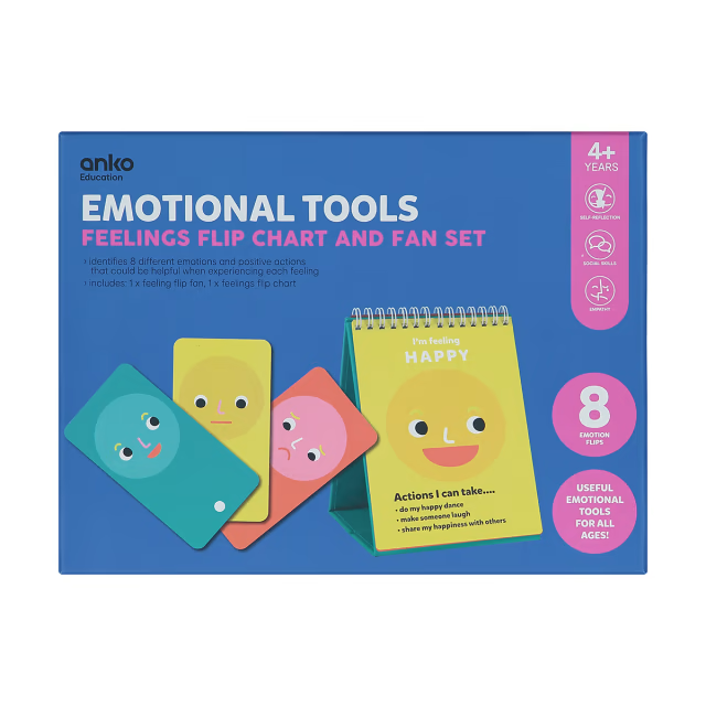 Emotional Tools Feelings Flip Chart & Fan Set