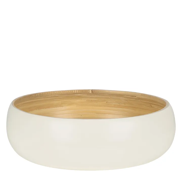 Blana Bamboo Bowl White Large 30cm