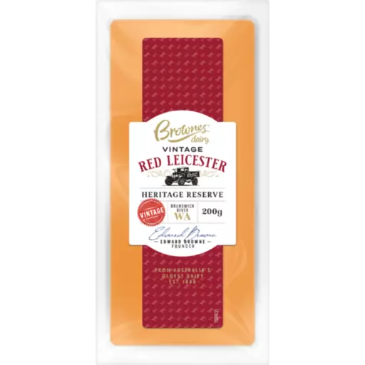 Brownes Cheese Red Leicester 200g