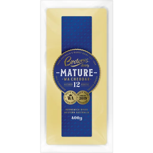 Brownes Cheese Cheddar Mature 400g