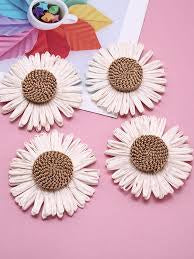 Sunflower Hair Clip Assorted ea