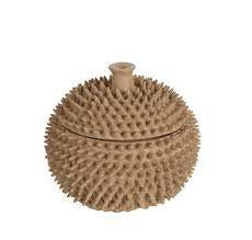 Spike Bowl With Lid Natural Large 18cm