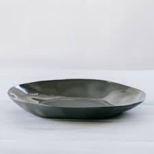 Flax Charger Plate Charcoal 35cm