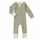 Snuggle Hunny Organic Growsuit Olive Stripe size 1