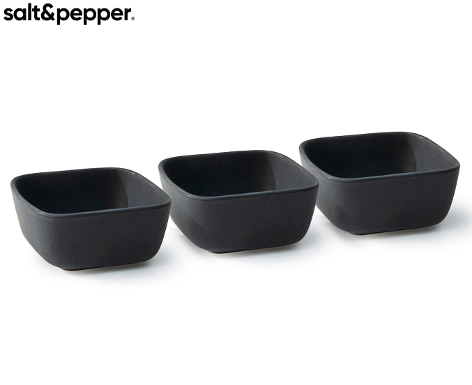 S&P Major Serving Bowl Black 10x10cm 3pc