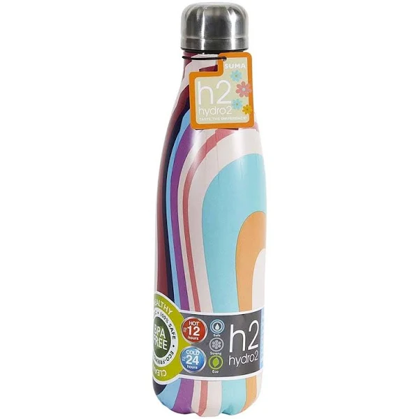 H2 Suma Drink Bottle Retro Swirl 500ml