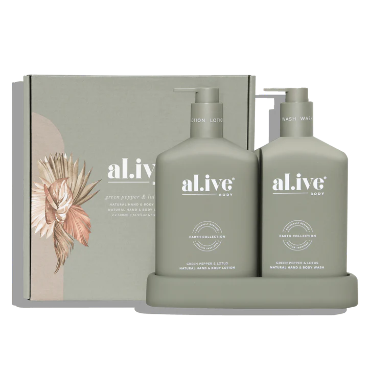 Al.ive Wash & Lotion Duo Green Pepper & Lotus