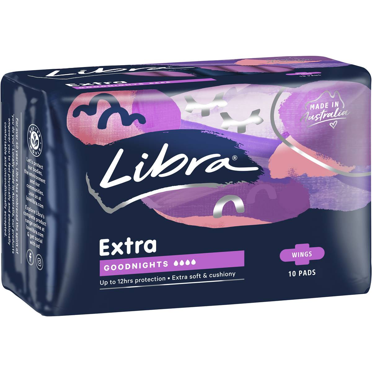 Libra Goodnights Pads Extra 10pk