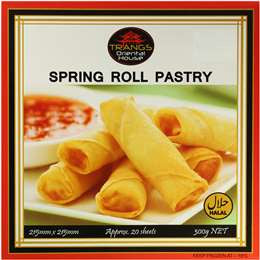 Trangs Pastry Spring Roll Sheets 300g