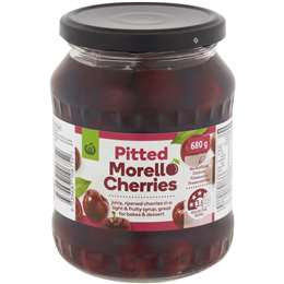 Woolworths Morello Cherries 680g