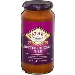 Pataks Simmer Sauce Butter Chicken Mild 450g