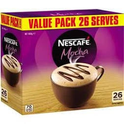 Nescafe Coffee Sachets Value Pack Mocha 26 pk