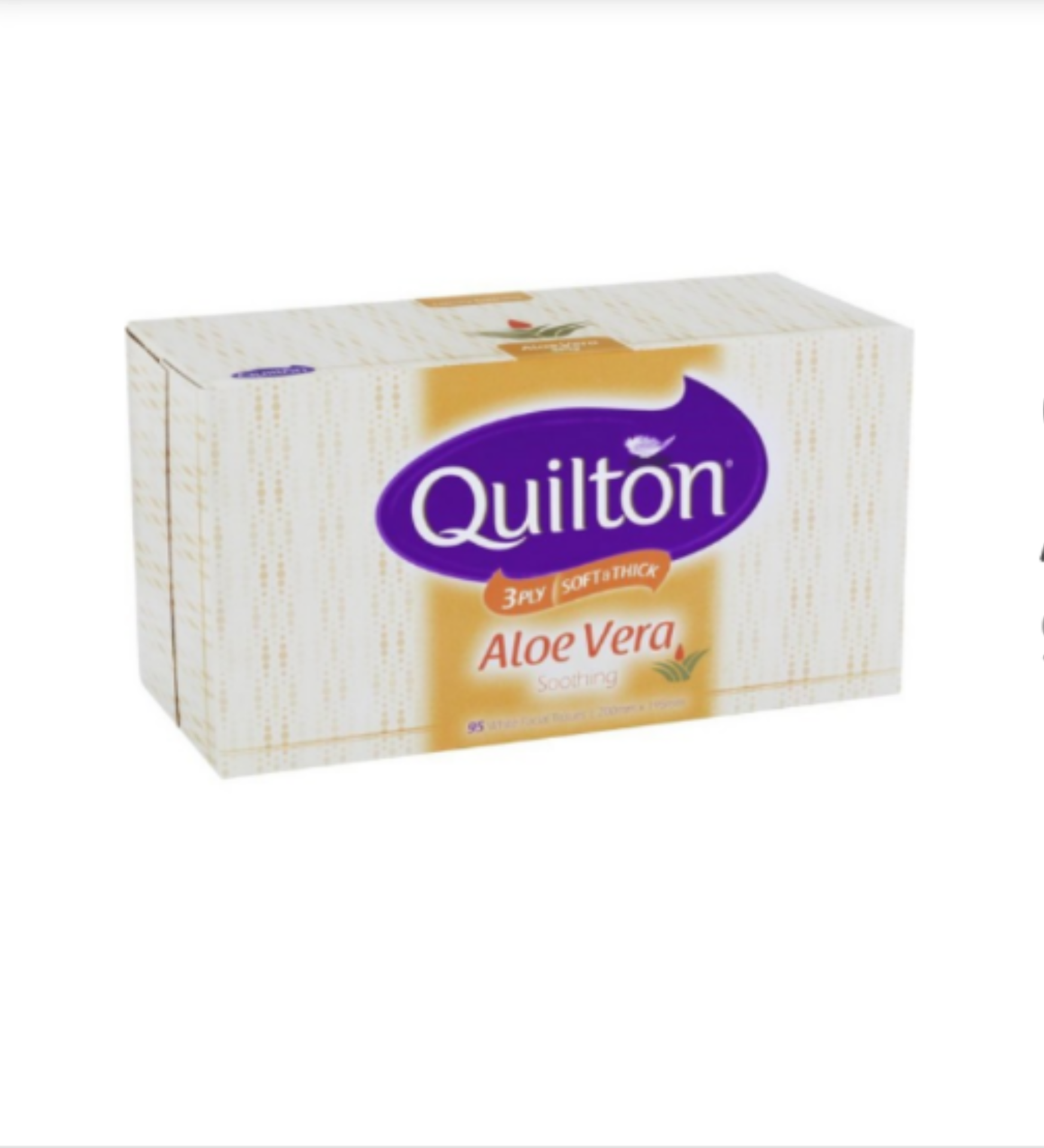 Quilton Tissues Soft & Thick Aloe Vera 3ply 95pk