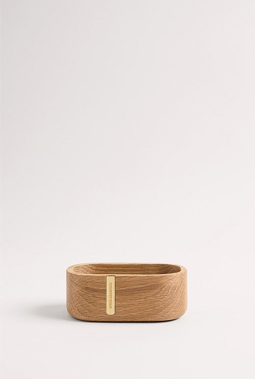 Theo Long Dip Bowl Timber Natural