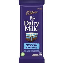 Cadbury Dairy Milk Chocolate Top Deck Block 180g