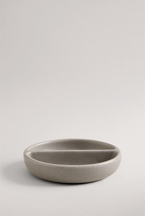 Tapas Salt And Pepper Dish Pale Grey