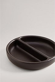 Tapas Salt And Pepper Dish Matte Black