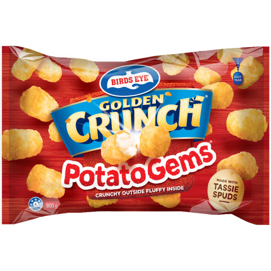 Birds Eye Golden Crunch Potato Gems 900g