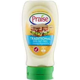 Praise Traditional Mayonnaise 99% Fat Free 410g