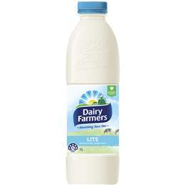 Dairy Farmers Lite White Milk 1L