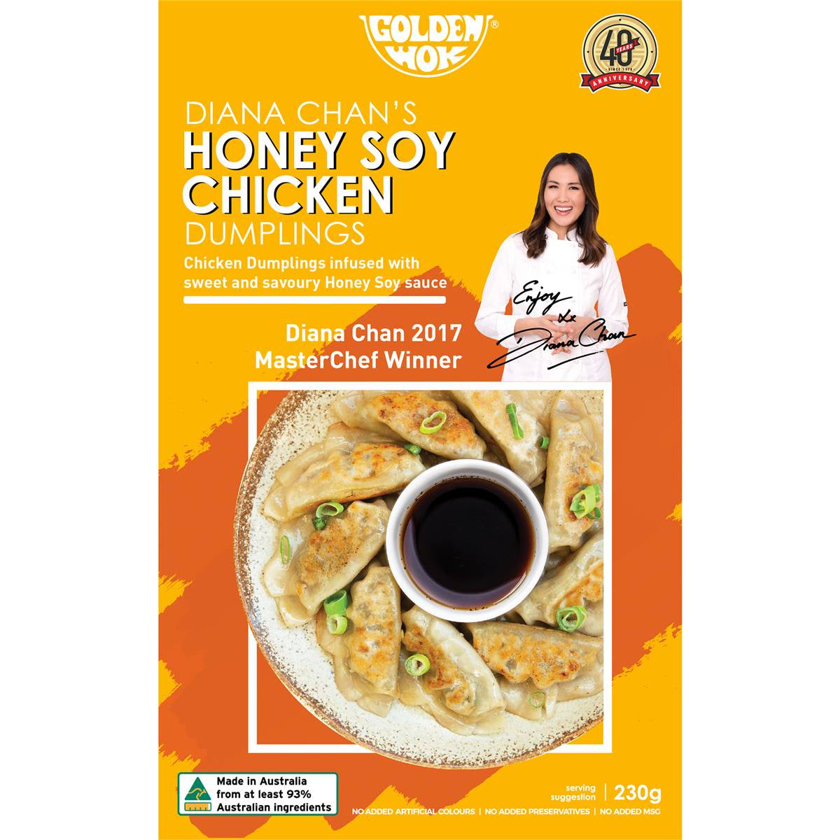 Golden Wok Diana Chans Honey Soy Chicken Dumplings 230g