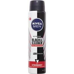 Nivea Men Black & White Max Protection Aerosol Deodorant 250ml