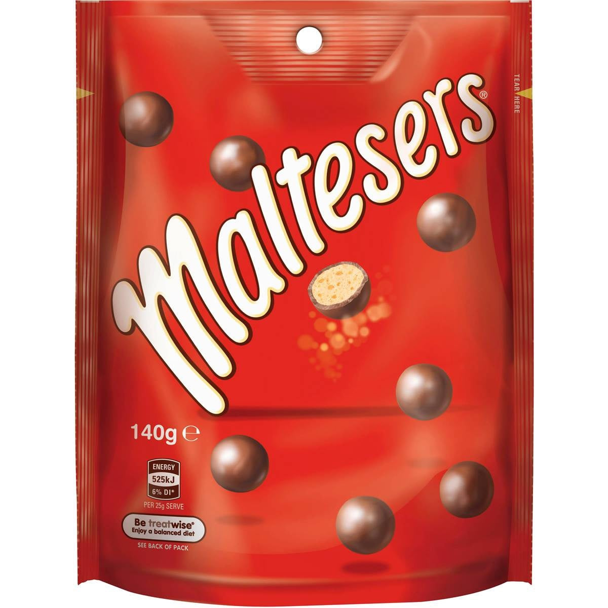 Maltesers Milk Chocolate Bag 140g