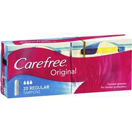 Carefree Tampons Regular 20pk