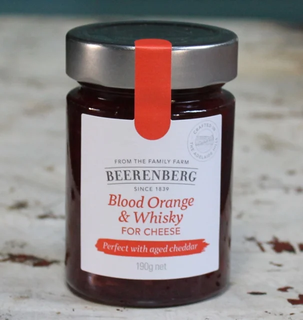 Beerenberg Blood Orange & Whisky For Cheese 190g