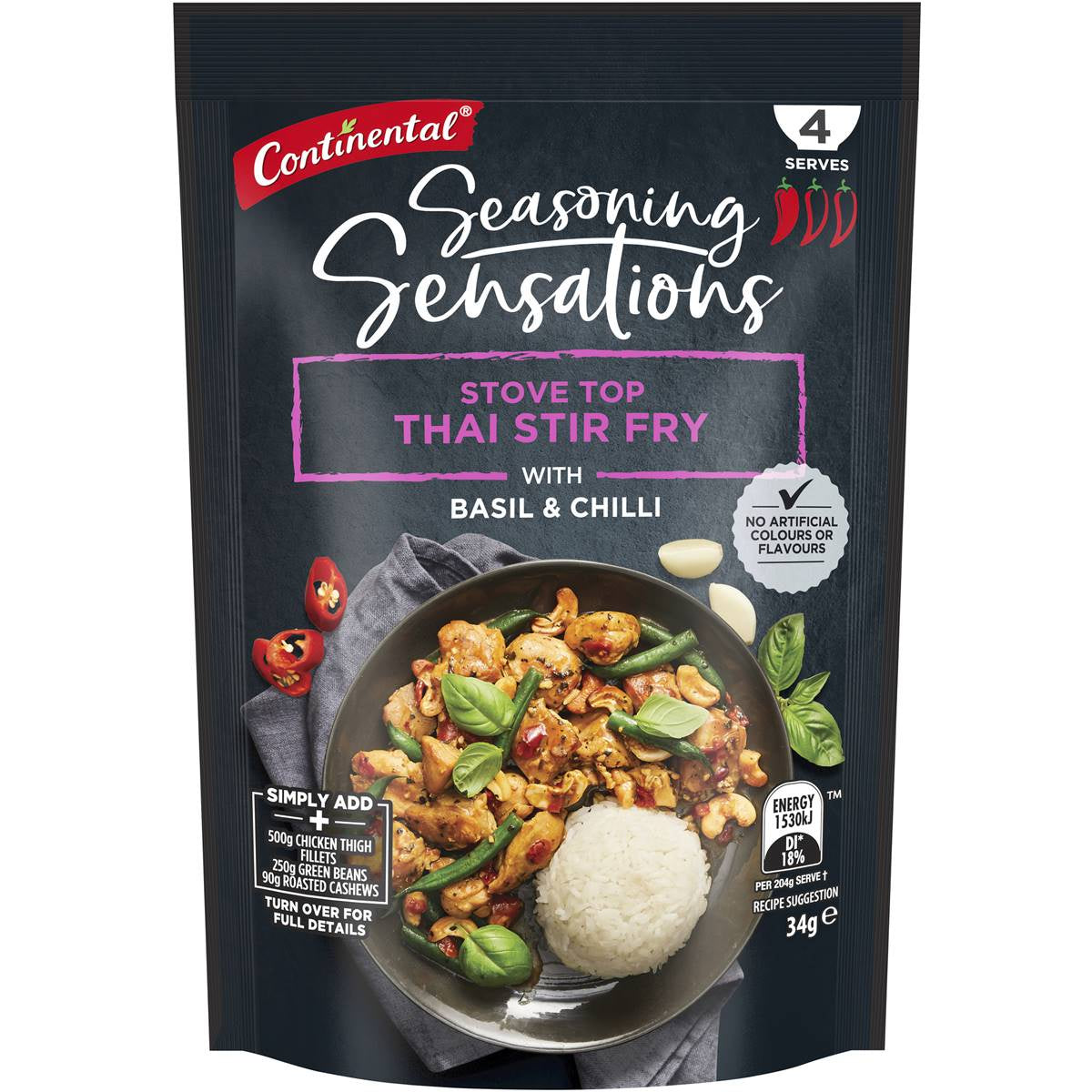 Continental Seasoning Sensations Thai Stir Fry 34g