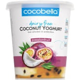 Cocobella Coconut Yoghurt Passionfruit Dairy Free 500g