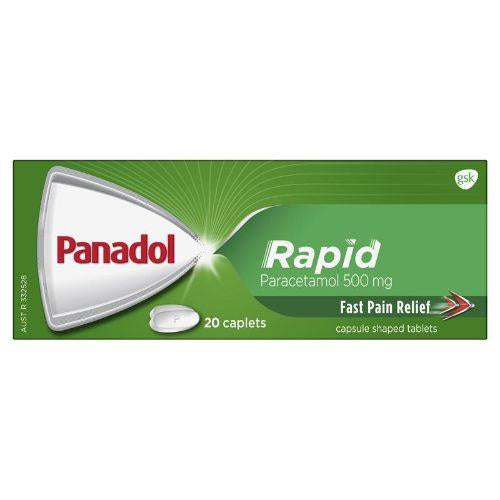 Panadol Rapid Caplets 500mg 20pk