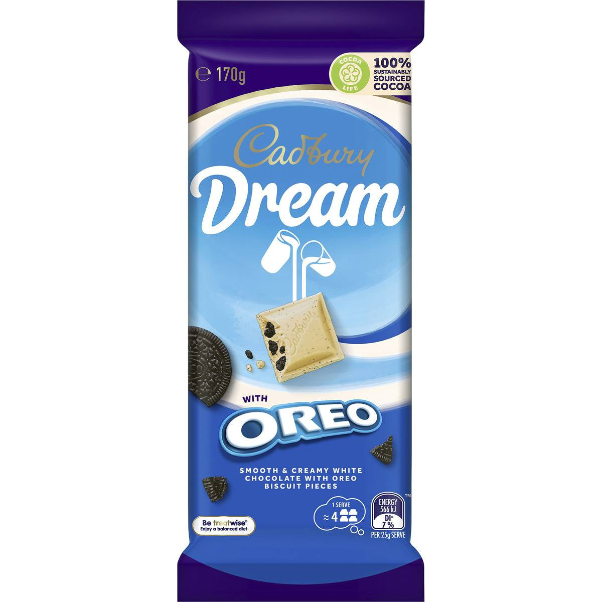 Cadbury Dream With Oreo Block 170g