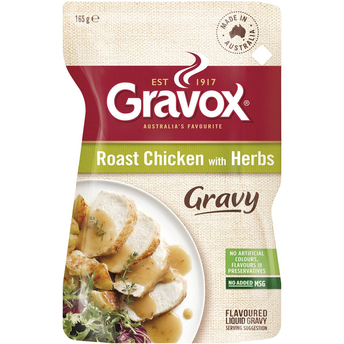 Gravox Roast Chicken With Herbs Gravy Liquid Pouch 165g