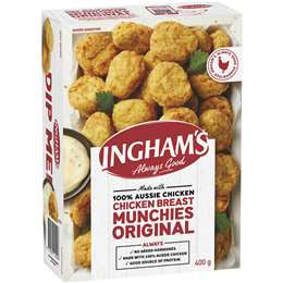 Inghams Crumbed Chicken Breast Munchies 400g