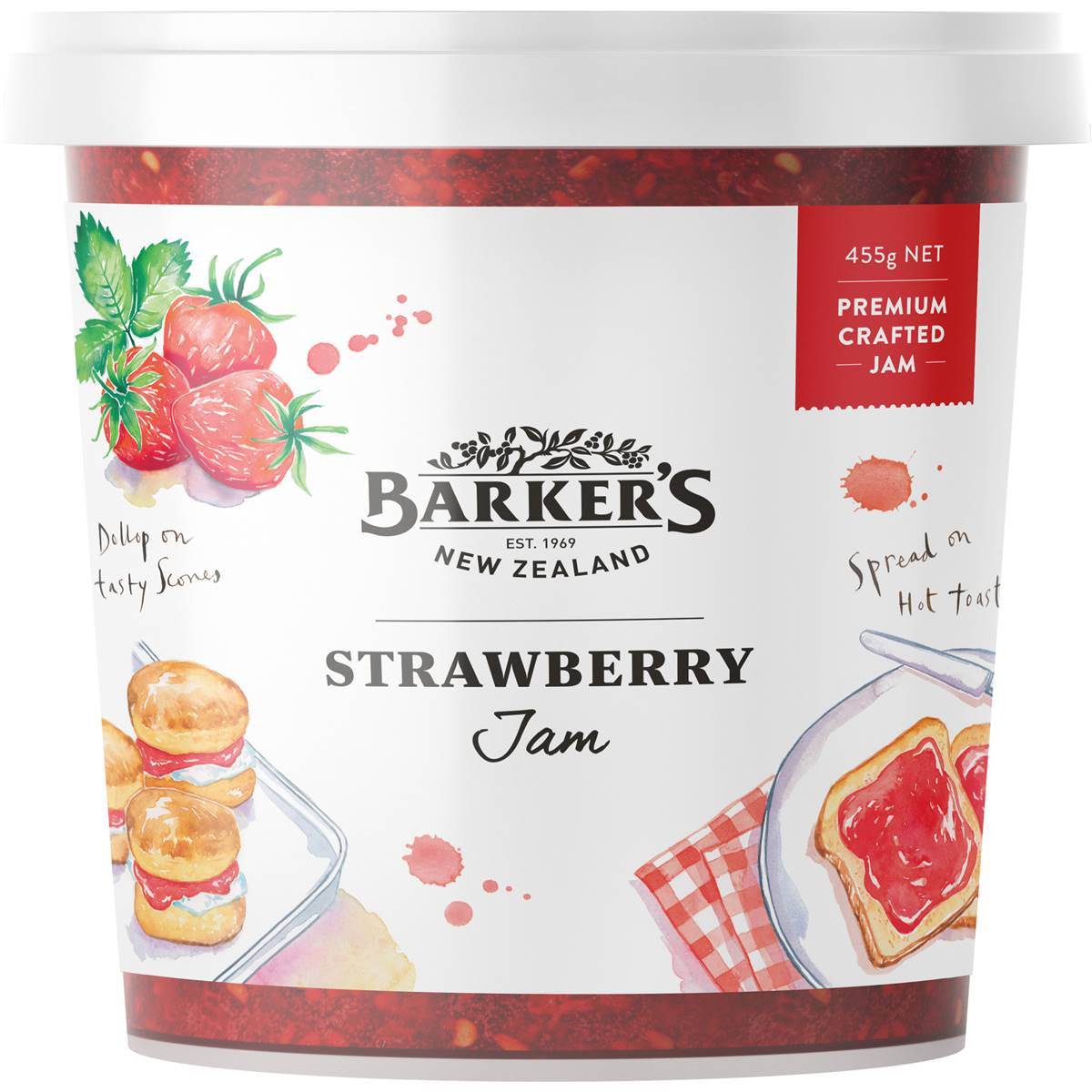 Barkers Anathoth Farm Strawberry Jam 455g