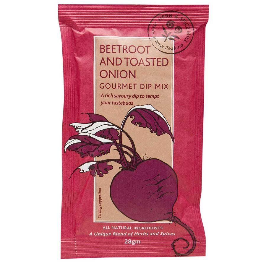 Herb & Spice Mill Gourmet Dip Mix Beetroot & Toasted Onion 28g