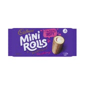 Cadbury Raspberry Mini Rolls 130g 5 pk