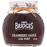 Mrs Bridges Cranberry Sauce with Port 340g