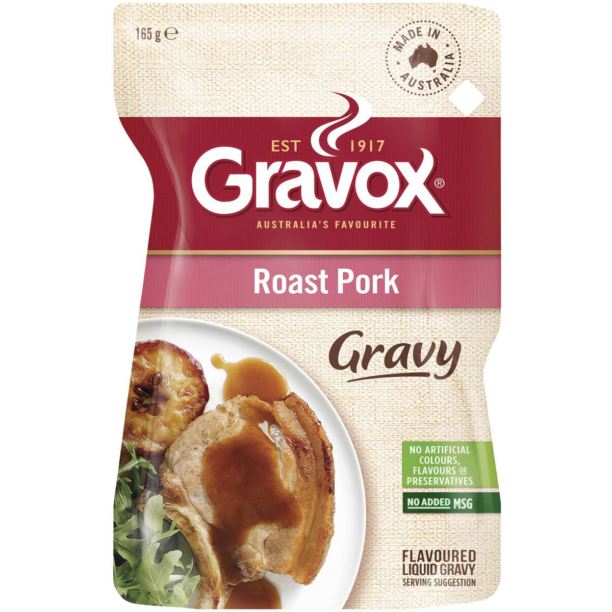 Gravox Roast Pork Gravy Liquid Pouch 165g