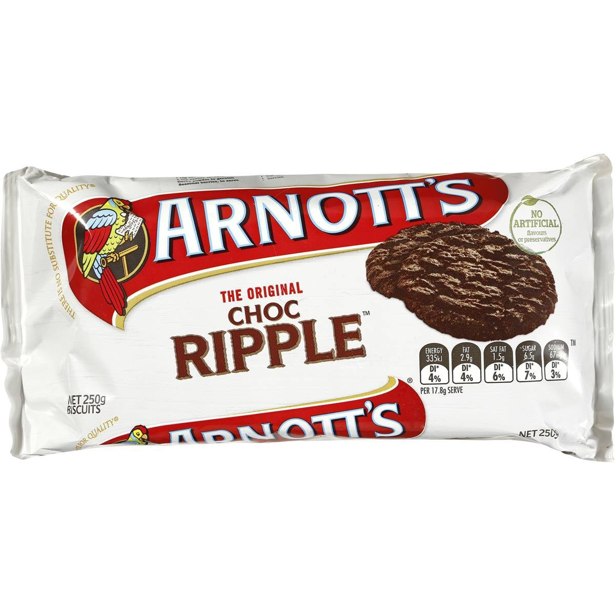 Arnott's Choc Ripple 250g