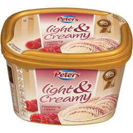 Peters Light & Creamy Raspberry Ripple 1.8L