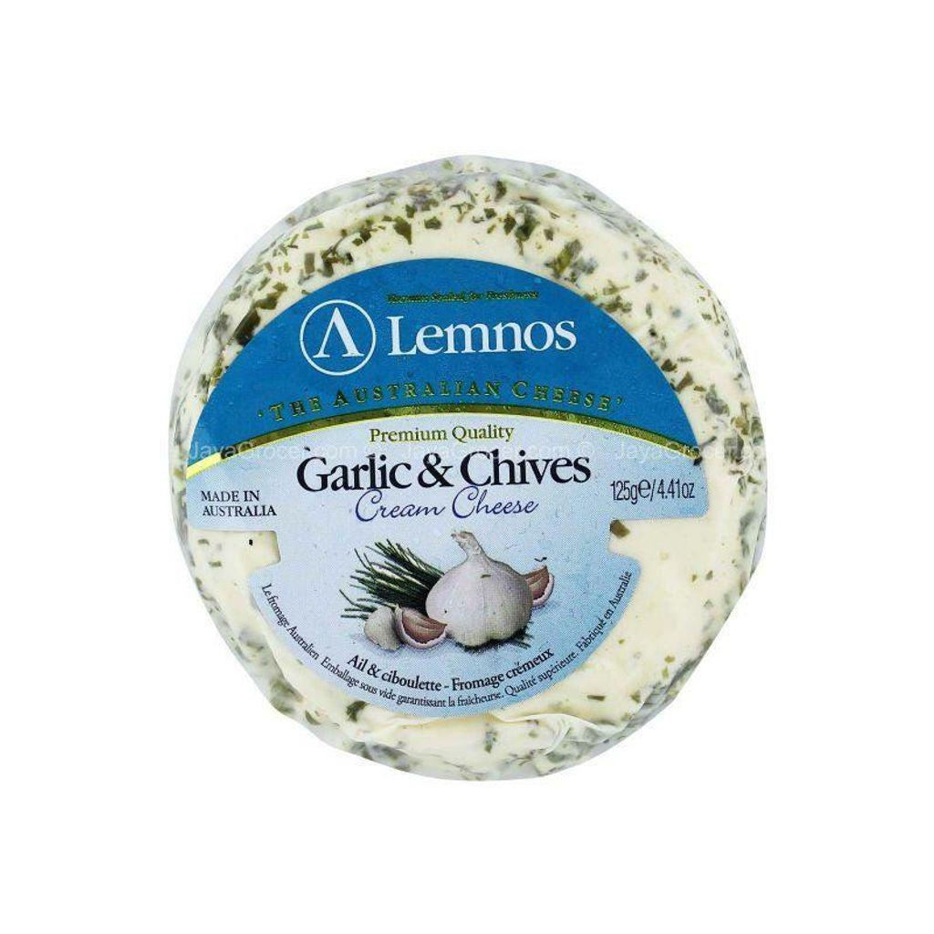 Lemnos Cheese Garlic & Chives 125g