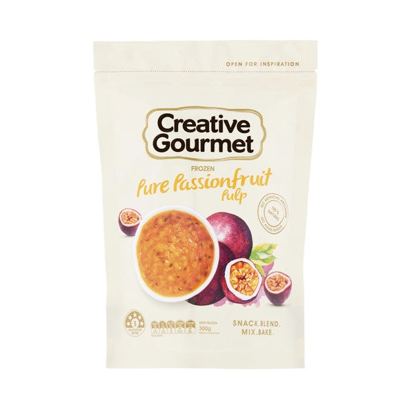 Creative Gourmet Frozen Passionfruit Pulp 300g