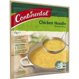 Continental Simmer Soup Chicken Noodle 45g